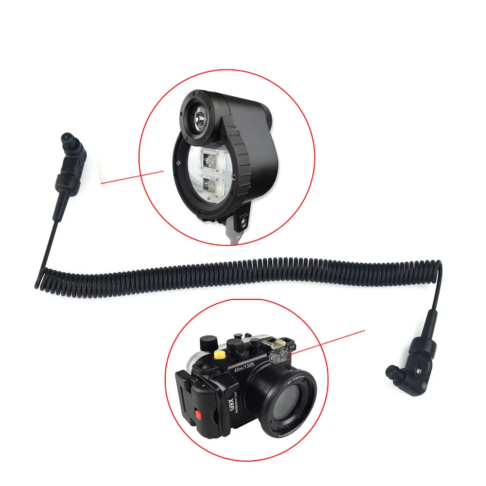 Кабель для синхронизации оптоволоконный кабель подводного стробоскопа INON Sea & 1 м