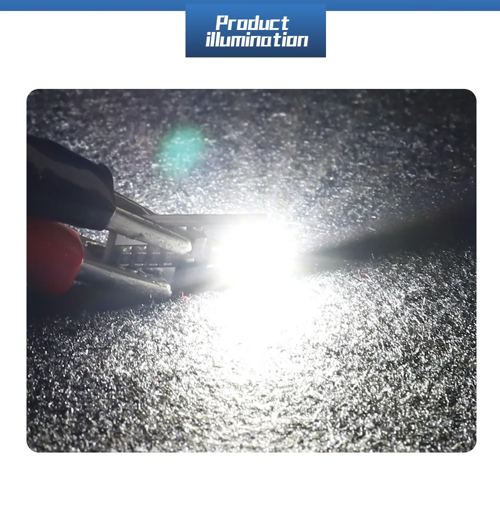 10pcs T10 LED Bulbs Indicator LED White 194 168 LED 2835 5W DC12V Lamp