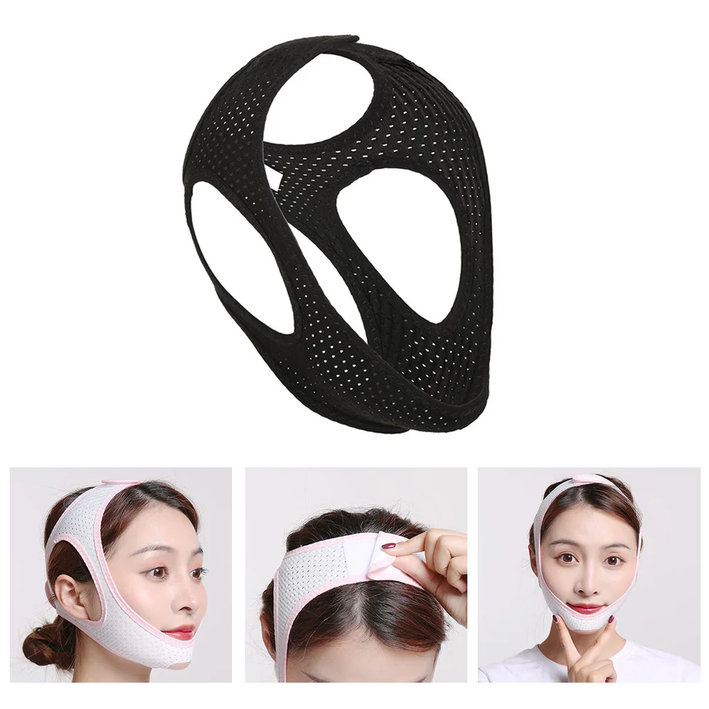 Ремешок для подбородка с защитой от храпа регулируемый эластичный сетчатый