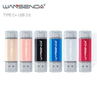Флеш-накопитель Wansenda OTG USB 3,0 и Type-C, 163264128256512 ГБ