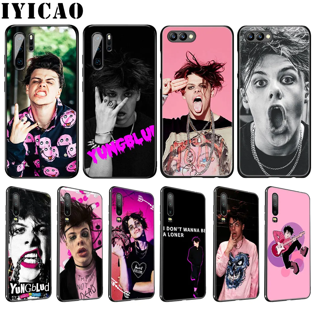 Yyicao Рэппер Yungblud мягкий чехол для Huawei P30 P20 Pro P10 P8 P9 Lite Mini 2017 P Smart Z Plus 2019