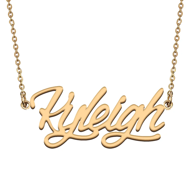 Kyleigh Custom Name Necklace Customized Pendant Choker Personalized Jewelry Gift for Women Girls Friend Christmas Present