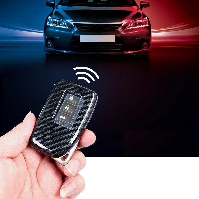 Корпус из карбонового волокна чехол ключа дистанционного управления