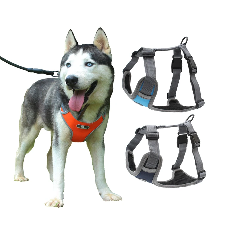 Dog Harness Vest Adjustable Pet Saddle Soft Padded Reflective Outdoor Sport Safety For Training Walking | Дом и сад