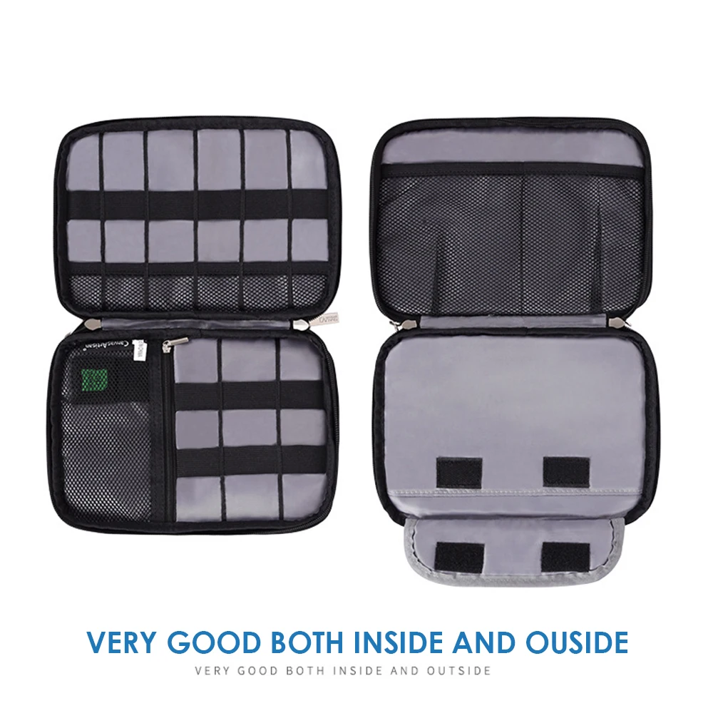 Gadget Organizer USB Cable Storage Bag Travel Digital Electronic Accessories Pouch Case Charger Power Bank Holder Kit | Электроника