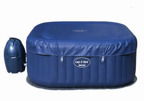 54138 BestWay 180x180x71 см Hawaii HydroJet Pro SPA 71x71x2" Lay-Z-Spa квадратный надувной массажный спа семейный бассейн с подогревом
