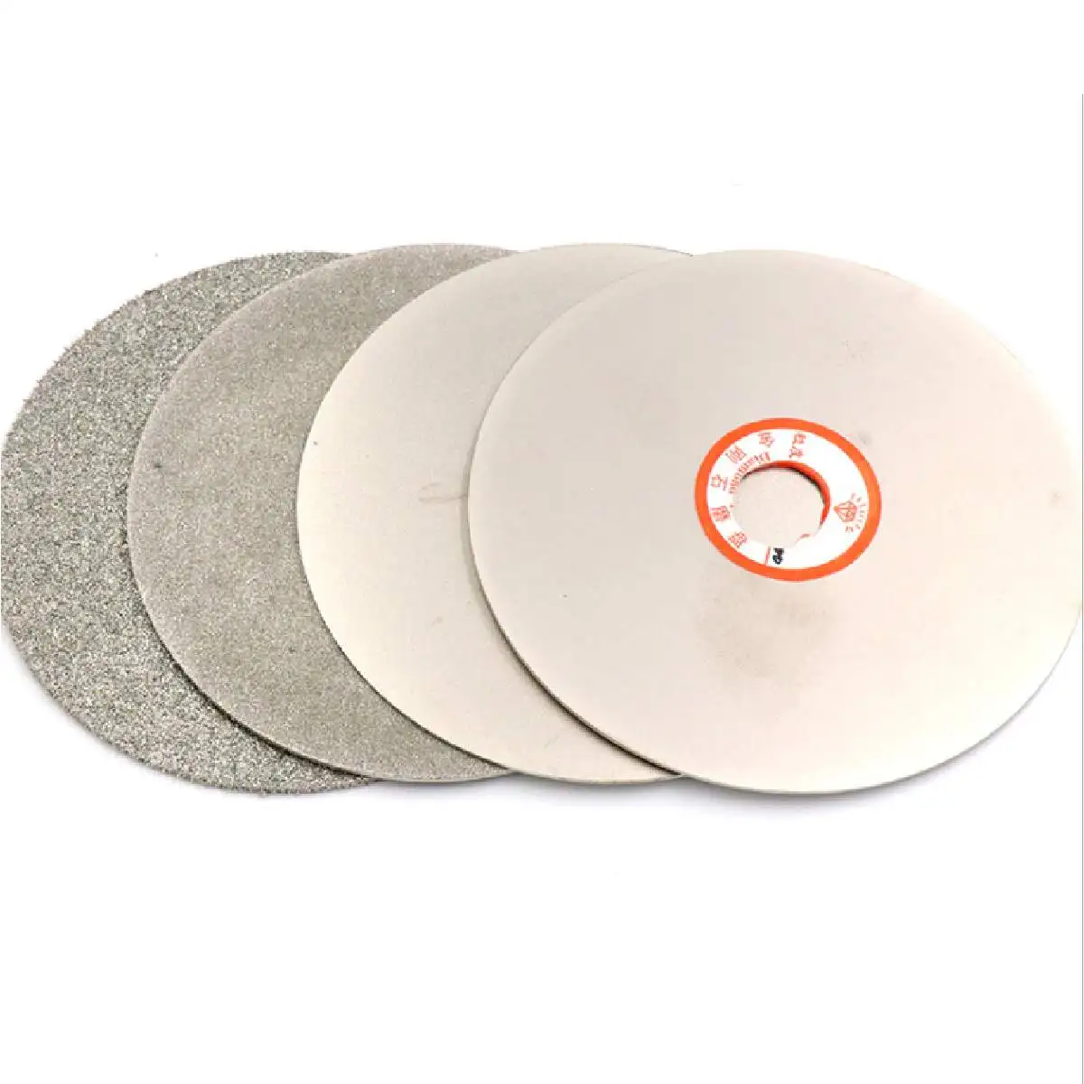 

6/4 Inch 100mm Diamond Coated Flat Lap Disc Jewelry Polish Grinding Wheel