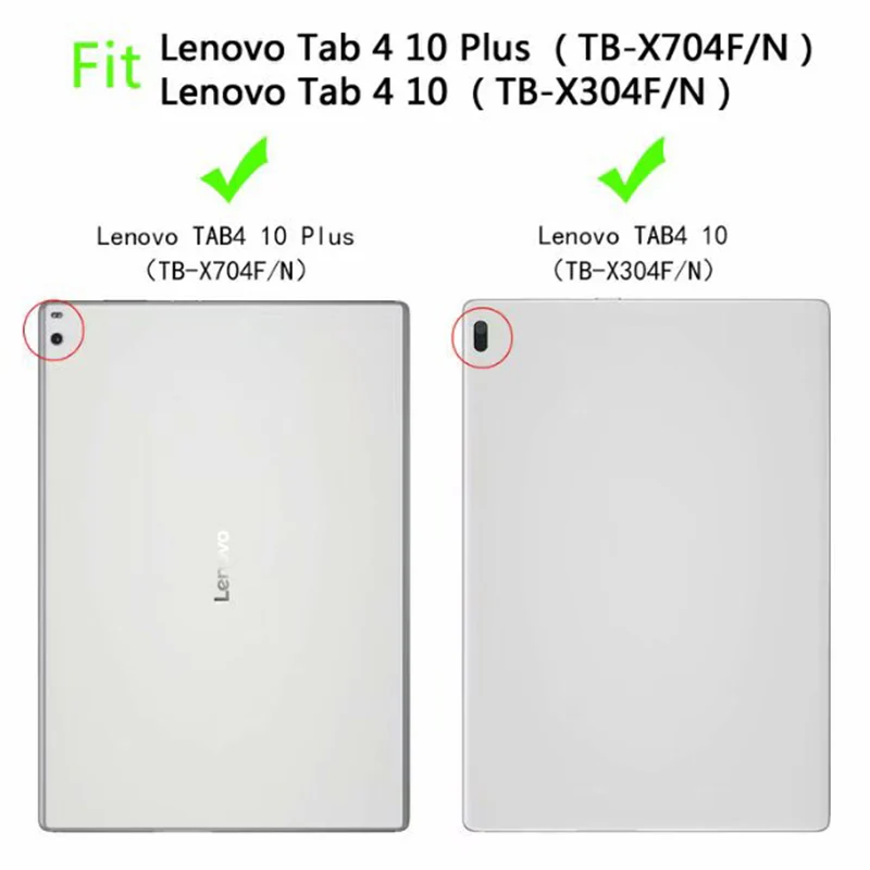 

Leather Case For Lenovo Tab4 10 Tab 4 10 Plus 10.1 TB-X704F/N/L TB-X304L/F Shockproof Stand Wallet Cover For Lenovo Tab 4 10
