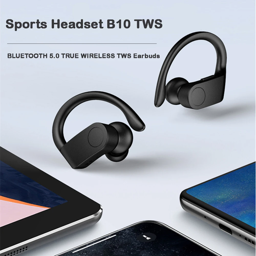 Беспроводные Bluetooth наушники B1 B10 TWS стереонаушники водонепроницаемая гарнитура с