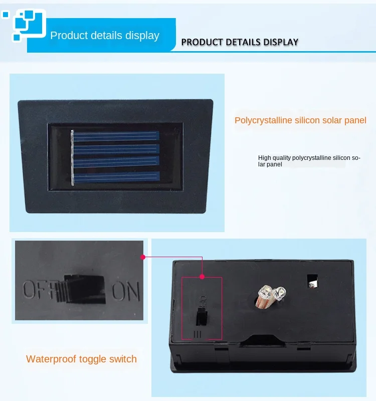 Ретро светодиодный светильник на солнечной батарее настенный уличный