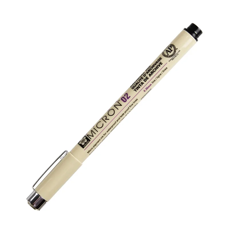 7 шт./лот Sakura Pigma Micron игла для рисования эскизов Мультяшные чернила архива гелевая