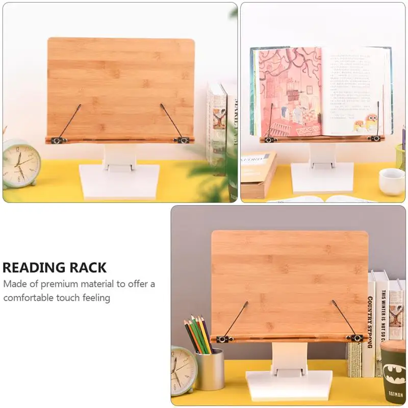 

1Pc Books Rack Student Book Holder Book Reading Stand for School Office