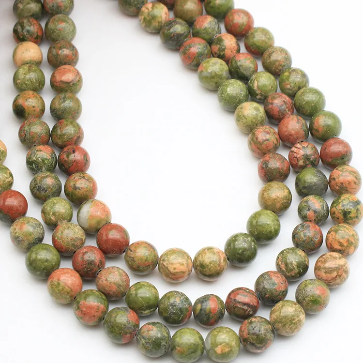 Натуральный цветок зеленый бисер ювелирное изделие 6 мм 8 10 ручная работа из