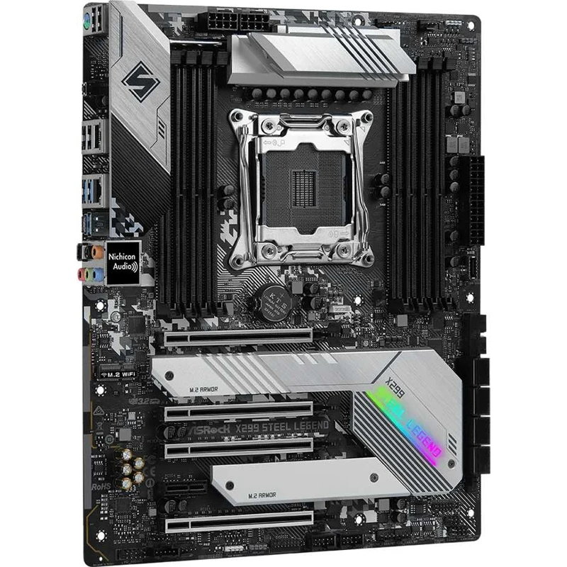 Motherboard ASRock X299 steel legend LGA 2066 Intel ATX RET | Компьютеры и офис