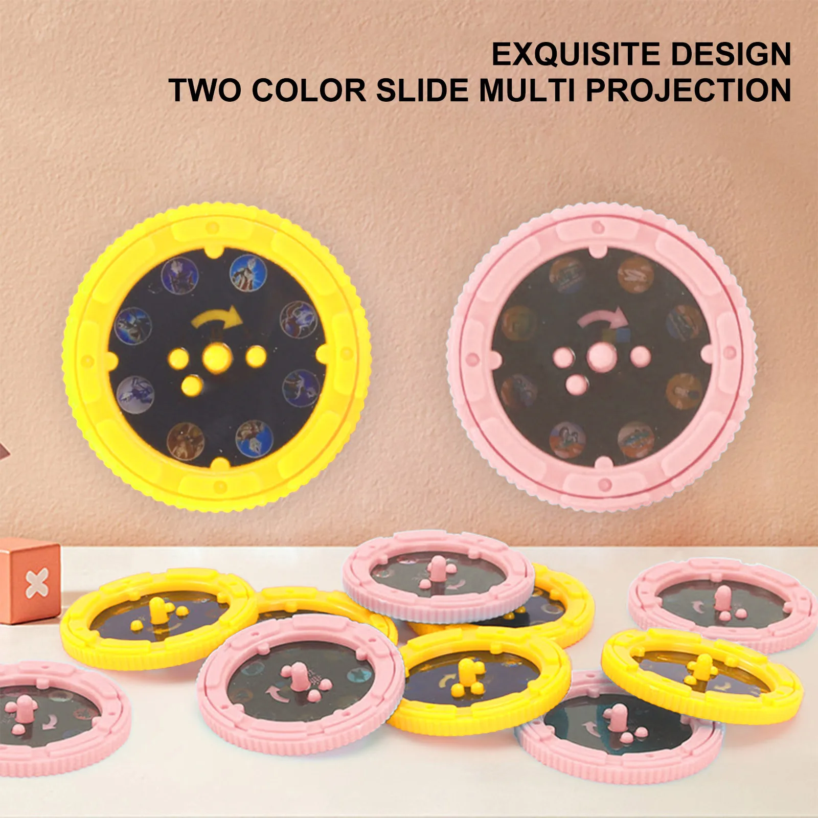 Светящийся фонарик детский проектор игрушка животное динозавр лампа Игрушки для