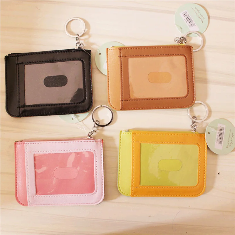 Кошелек для монет с рисунком медведя и кролика маленький кошелек на молнии