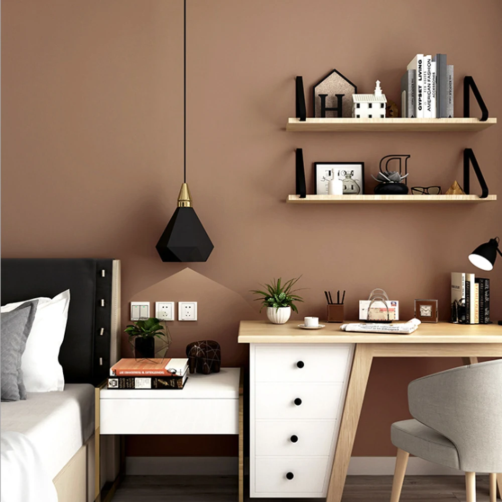 Q QIHANG современные минималистичные однотонные обои для гостиной спальни фона