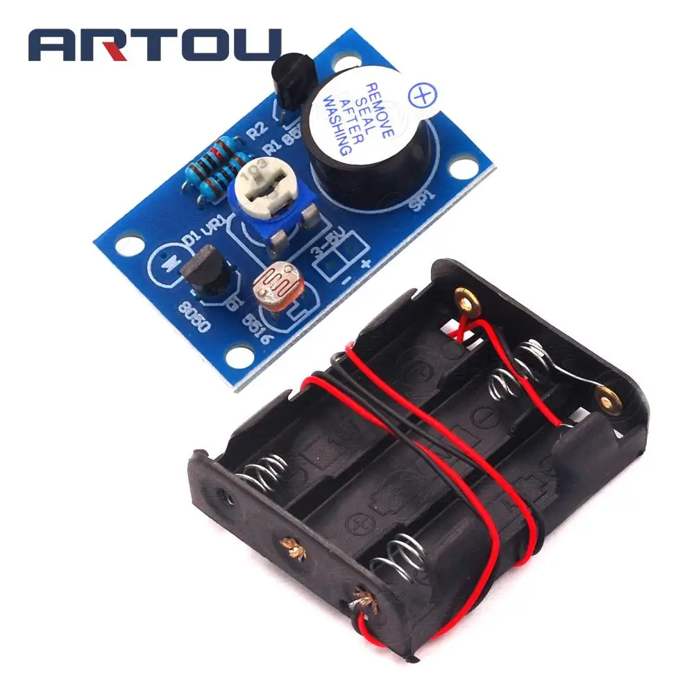 DIY Kit Photosensitive Sound and Light Alarm Suite Electronic Production for Detect Ambient | Электронные компоненты и