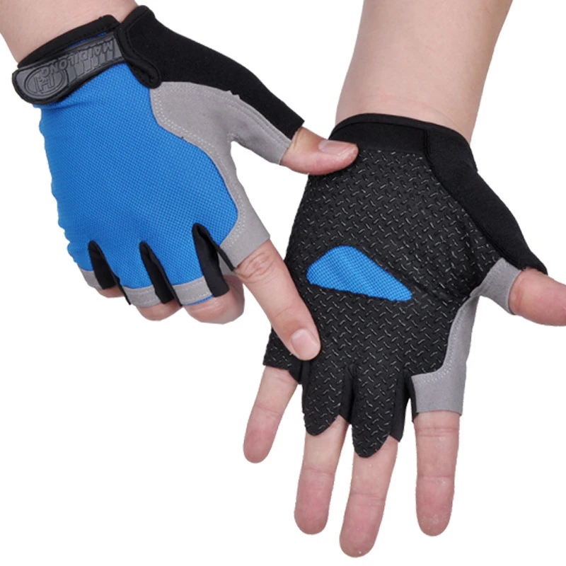 

Half Finger Bicycle Gloves with Anti-Slip Shock-Absorbing Pad Men Women Bike Gloves Cycling Gloves Biking Gloves