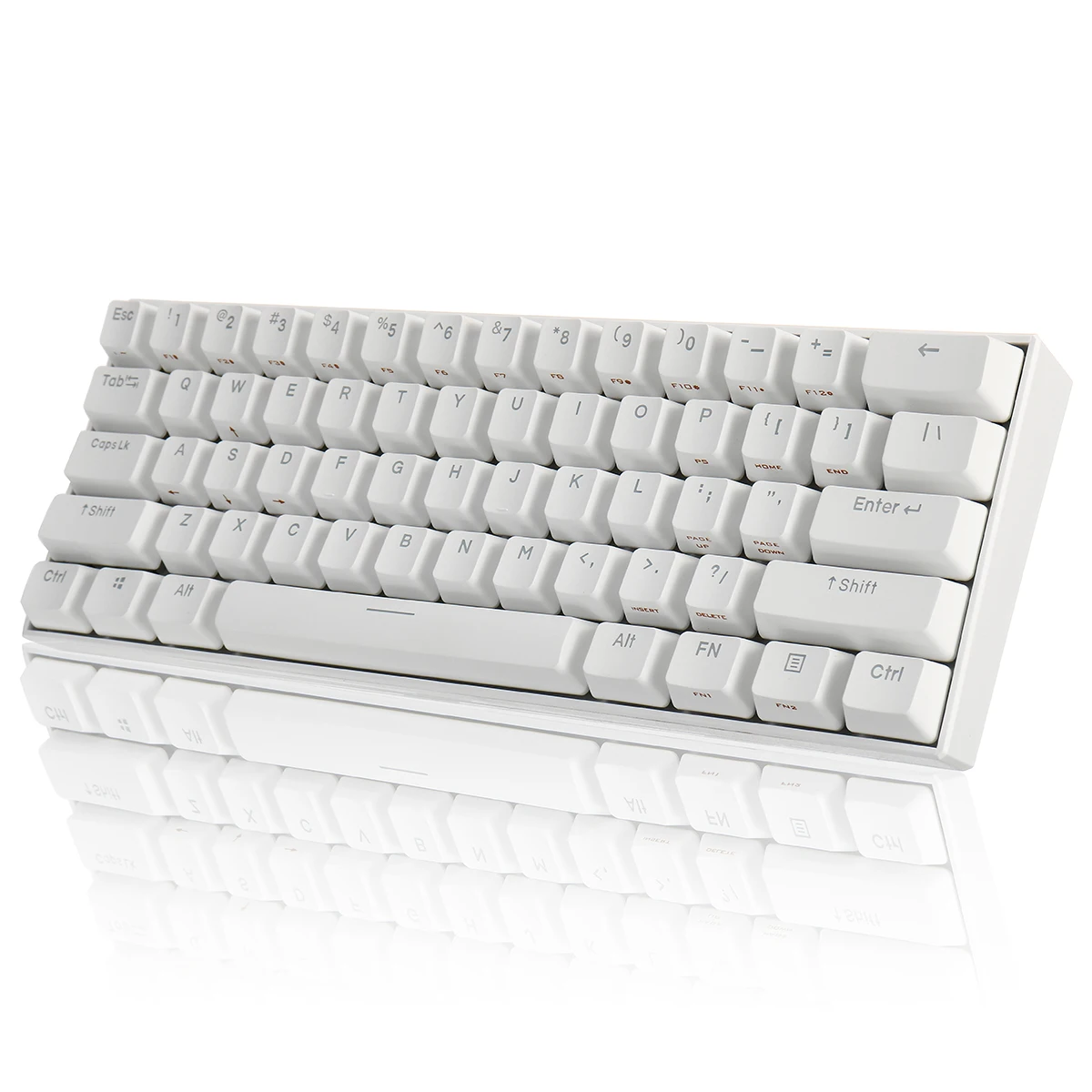 Мини Портативная Беспроводная bluetooth 5 0 Type C механическая клавиатура RGB PBT Keycaps