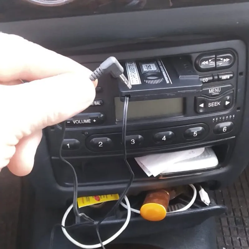 Автомобильная Лента Аудио Кассета Mp3 плеер конвертер Aux адаптер 3 5 мм разъем для