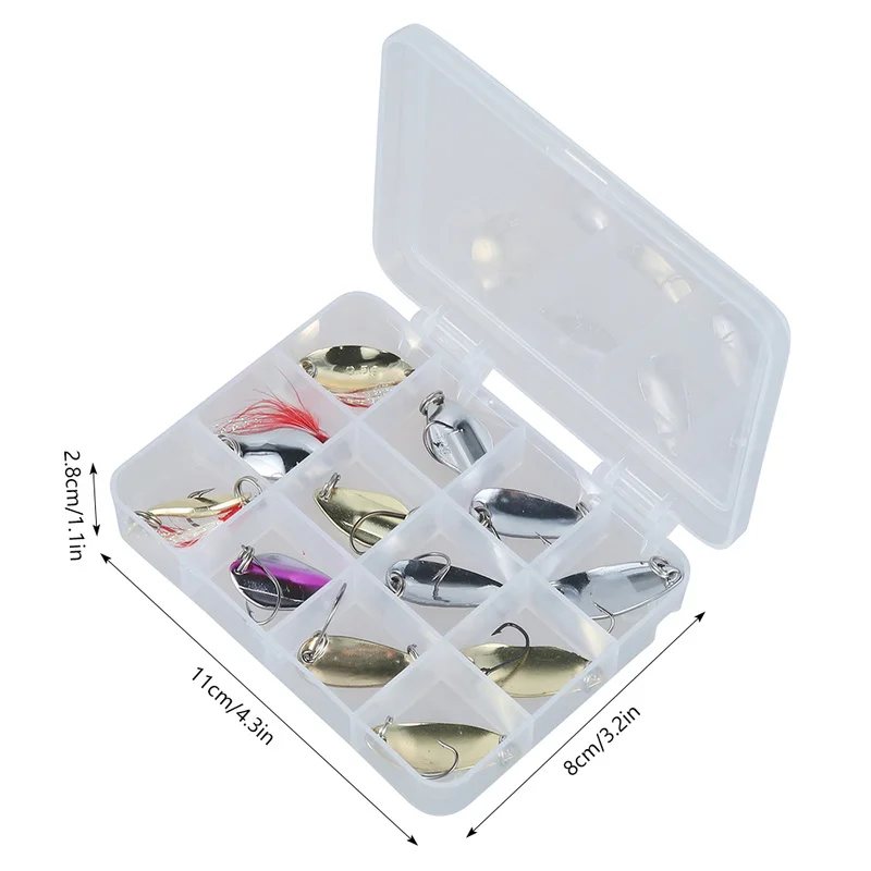 Набор ложек для форели прочные наборы рыболовных приманок чистая приманка набор