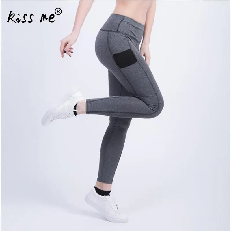 Женские леггинсы для бега йоги фитнеса с эластичной талией|Штаны йоги| |