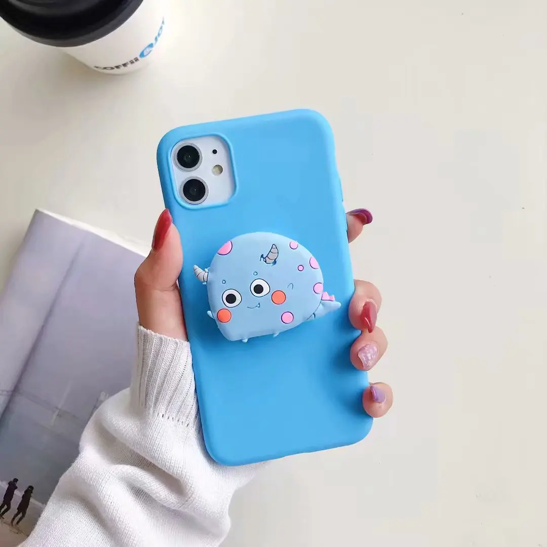 3d cute cartoon soft phone case for xiaomi redmi 6 pro note 8t 9a 9c note 9 note 9s note 9 pro max 10x flower holder cover free global shipping