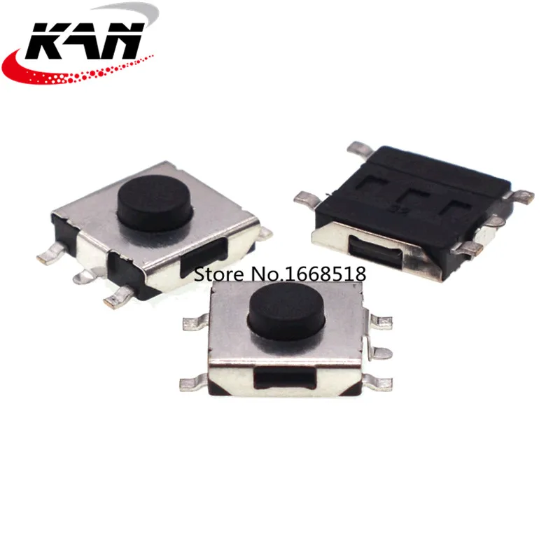 

20 шт. 5-контактный SMD тактовый переключатель 6x6x3,1 мм