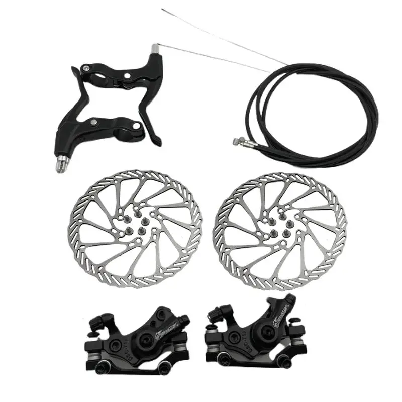 

JEDERLO Front Rear Disc Rotor Brake Set Bicycles Cable Lever Shifter Disc Brake Rotor Set For Mountain Bike Road Bike