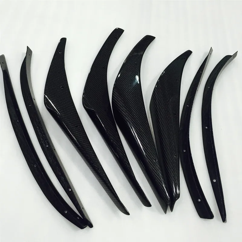 For Impreza 10th GR GV STI varis style carbon fiber front bumper canards |