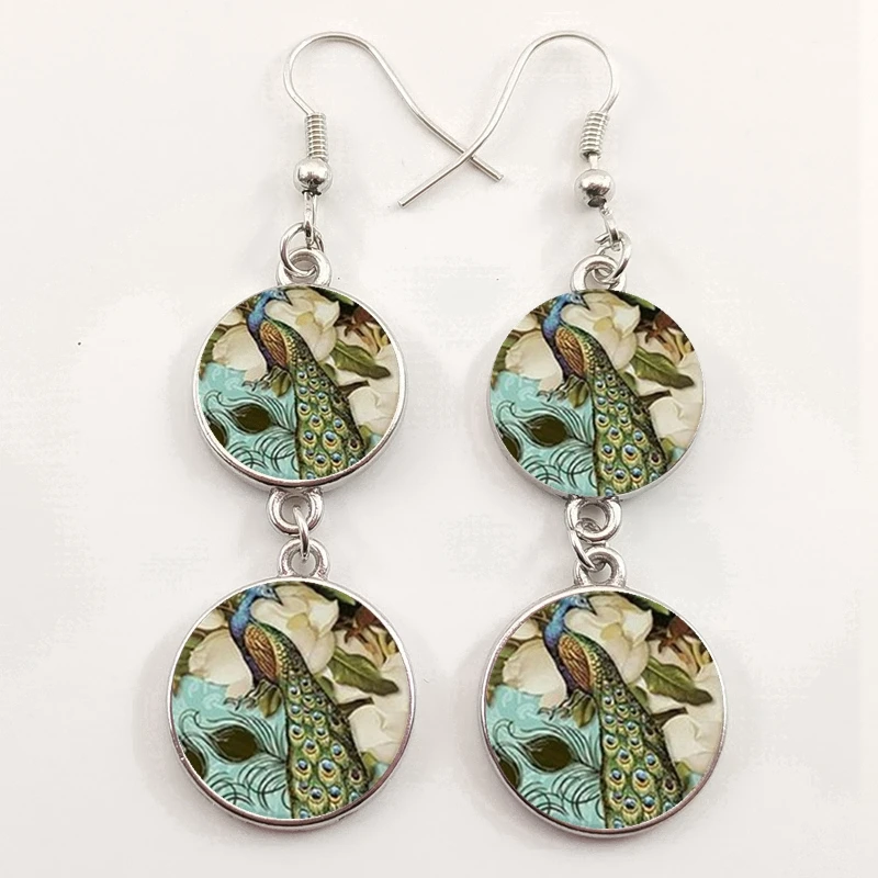 Новинка 2020 ретро серьги с колибри из стекла женские модные очаровательные