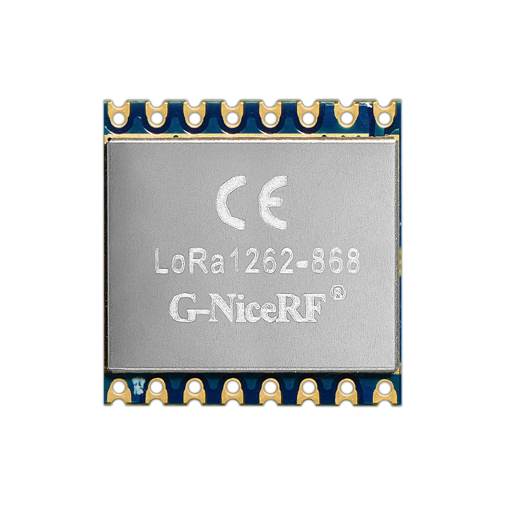 G NiceRF 10 шт. CE 868 МГц LoRa1262 SX1262 LoRa радиочастотный модуль 22dBm 160 МВт SPI 1.5ppm TCXO|Запасные