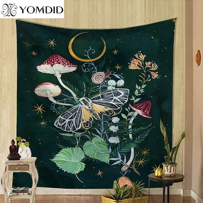 

Nordic Psychedelic Hanging Fabric Background Wall Covering Home Decoration Wall Hanging Tapestries Bedroom Wall Blanket Tapestry