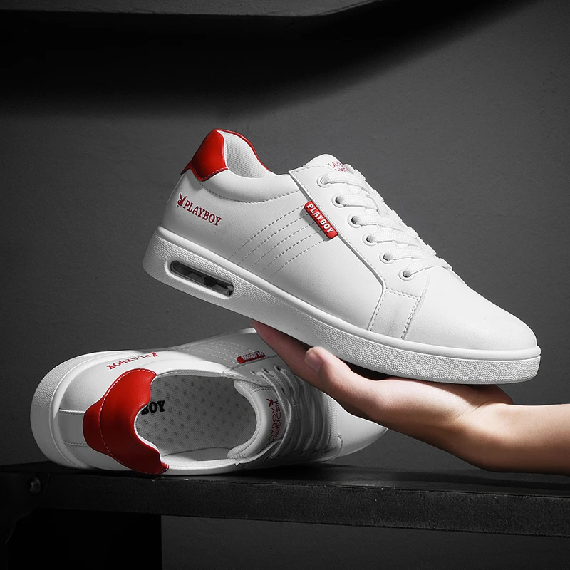 

PLAYBOY New Footwear Fashion Men's Casual Shoes Spring & Autumn Male Shoes Men PU Leather Shoes Men Flats Zapatillas PL611090