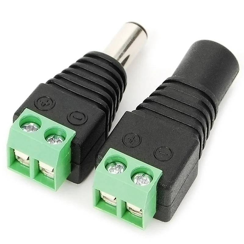 Адаптер питания для светодиодных лент 5050 3528 12 в пост. Тока|connector for led strip|connectors strip