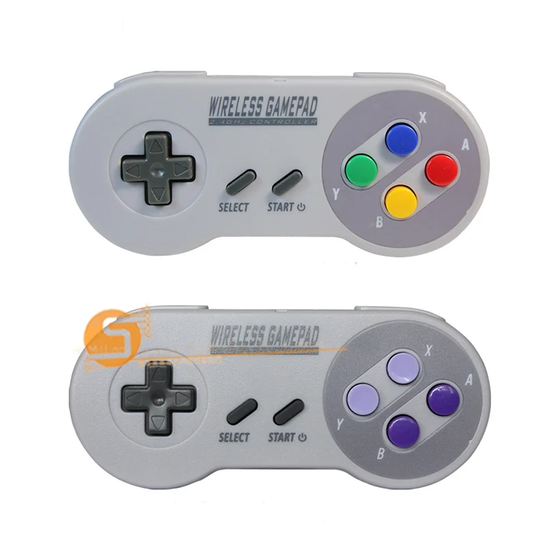 Беспроводной мини контроллер SNES 2 4G классический геймпад игровая ручка с
