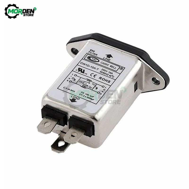 

Aideepen IEC розетка EMI RFI фильтр 10A 220V