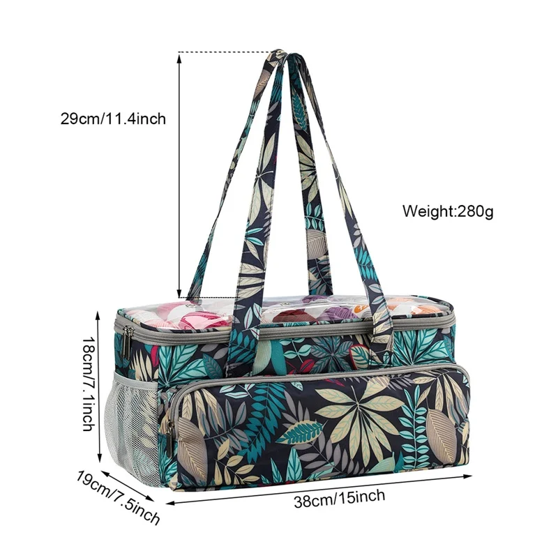 

Oxford Cloth Sewing Needle Wool Storage Bag Portable Woven Handbag Multi-function Waterproof Large Capacity