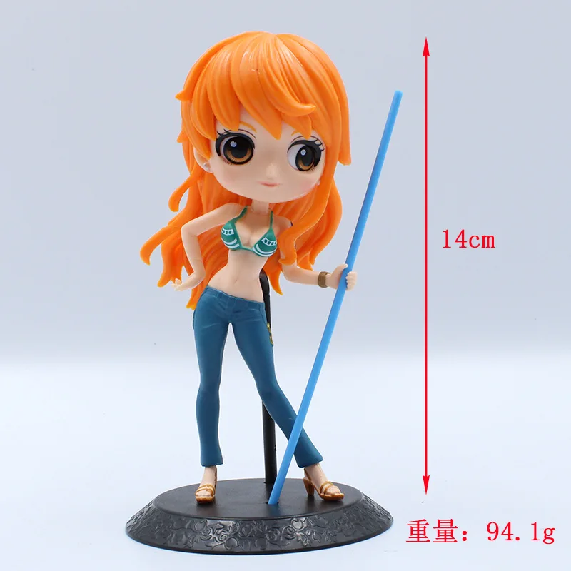 Милая Аниме Фигурка одна деталь фигурка Nami Boa Hancock Shirahoshi Rebecca Q версия ПВХ