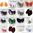 Косплей Вечеринка кошка лиса длинные меховые ушки Neko костюм заколка для волос Хэллоуин Orecchiette F25 20 Прямая поставка