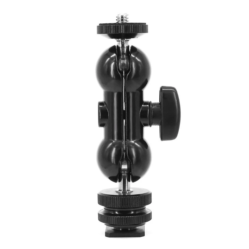 

Cool Ballhead Arm Super Clamp Mount Multi-Function Double Ball Adapter with Bot