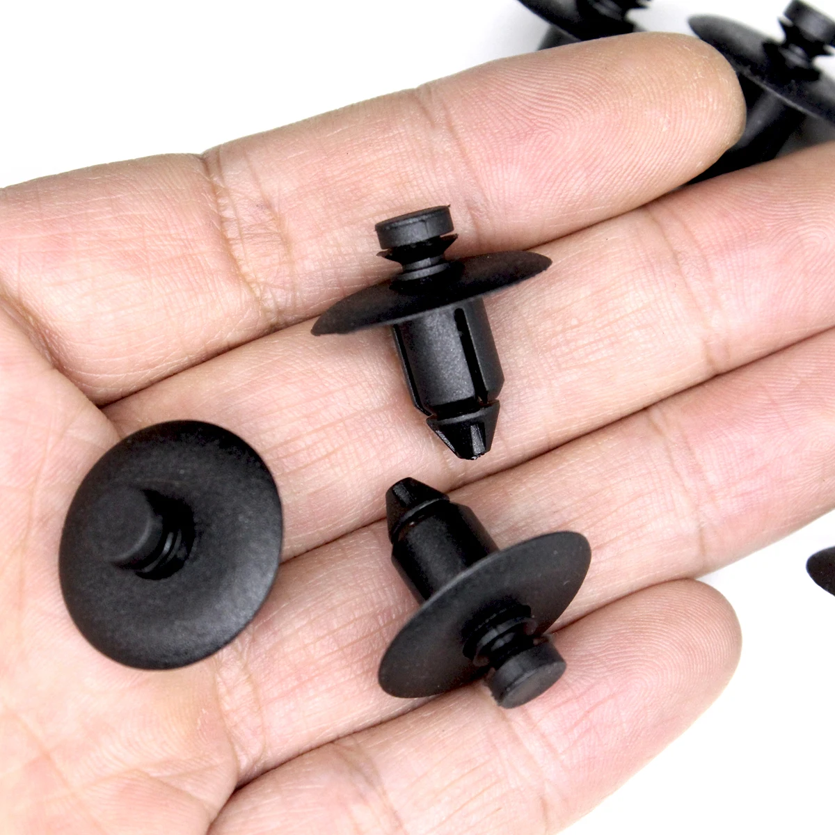 Пластиковые заклепки зажимы-пистоны для закрепления дверной обивки дюйма набор