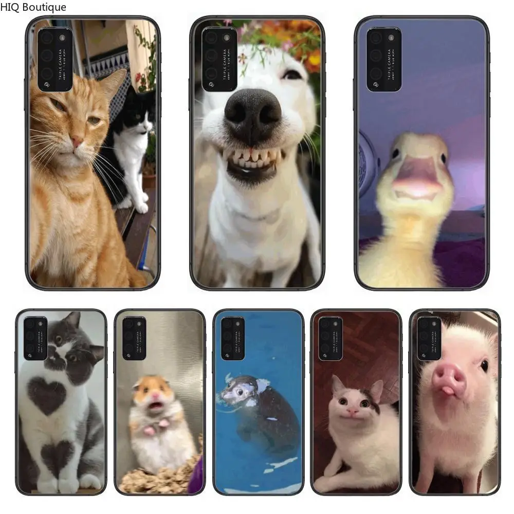 Забавные выражения мягкий прозрачный чехол для телефона Huawei Honor 10 20 30 9 X Pro Lite V 5G ру