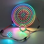 Пиксельные светодиодные кольца WS2812B RGB WS2812 SK6812 5050 RGB Светодиодная лента, кольцо для светодиодов DC5V WS2811 IC, встроенная адресная лента 1-241 светодиодный