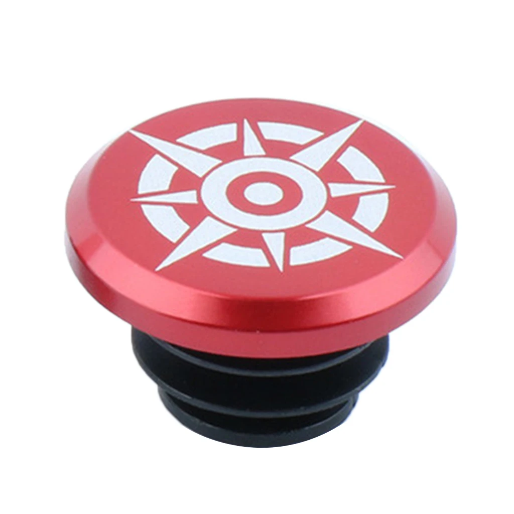 Red A 18.8mm 1 шт., наконечник для руля велосипеда из сплава, заглушки для велосипеда, наконечник для велосипеда, MTB, горный велосипед, запчасти для велосипеда - Цвет: Red A 18.8mm