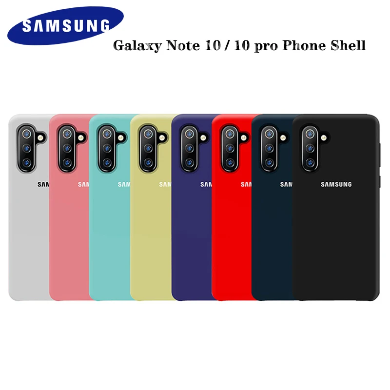 

Чехол для Samsung Galaxy Note 10 pro, силикон, покрытие Soft-Touch