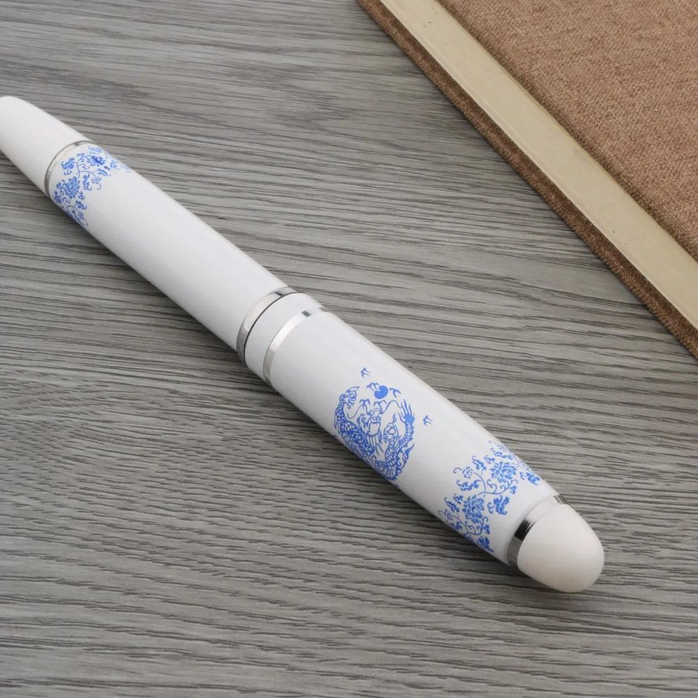 Высокое качество Ручка-роллер синий дракон живопись 0 5 мм пополнения чернил для