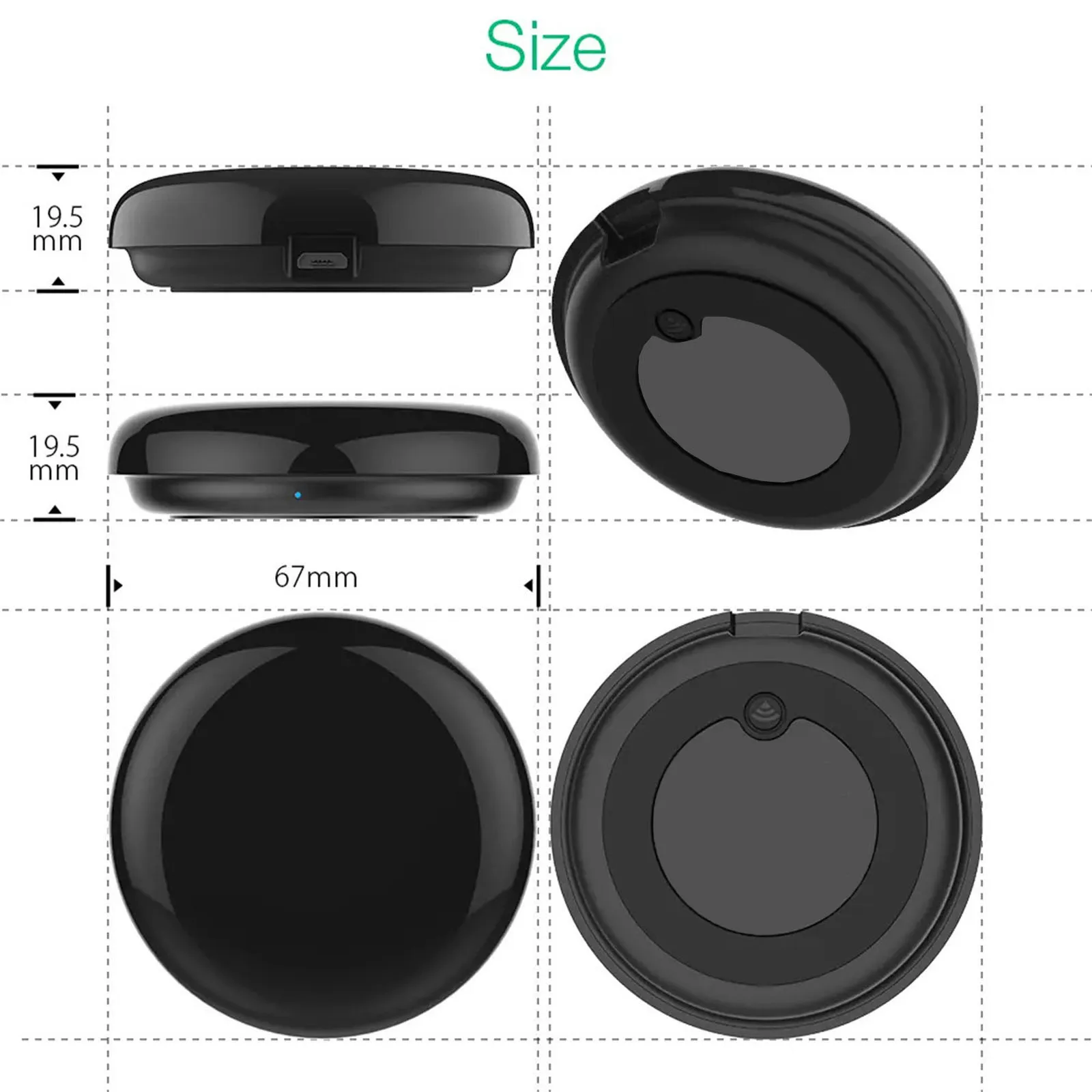 

Wifi-IR Remote Ir Control Hub Wi-fi 2.4G Enabled Infrared Universal Remote Controller For Air Conditioner Tuya Smart Life App