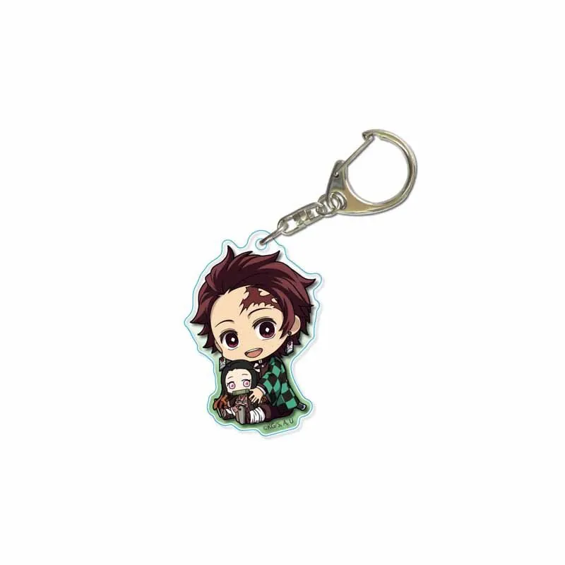 

10pcs/lot Cute Anime Demon Keychain Cute Keychain Cosplay Keyring Pendant